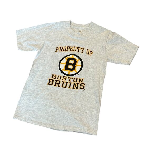Vintage 1993 Property of Boston Bruins Ray Bourque #77 Single Stitch T-Shirt L - Picture 4 of 8